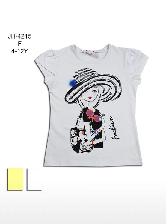 Picture of JH4215 GIRLS FANCY COTTON TOP